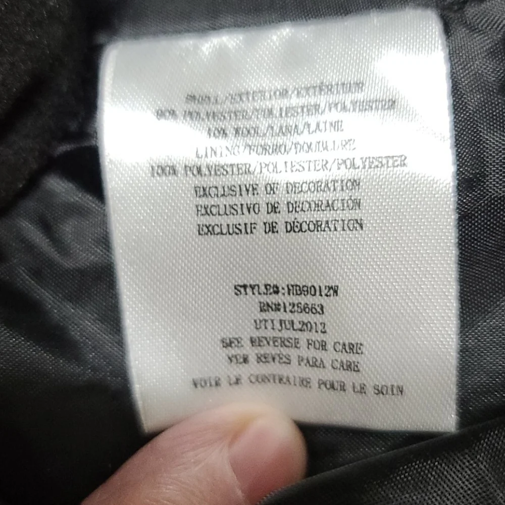 H B by Harve Benard wool blend coat‎ size 1X